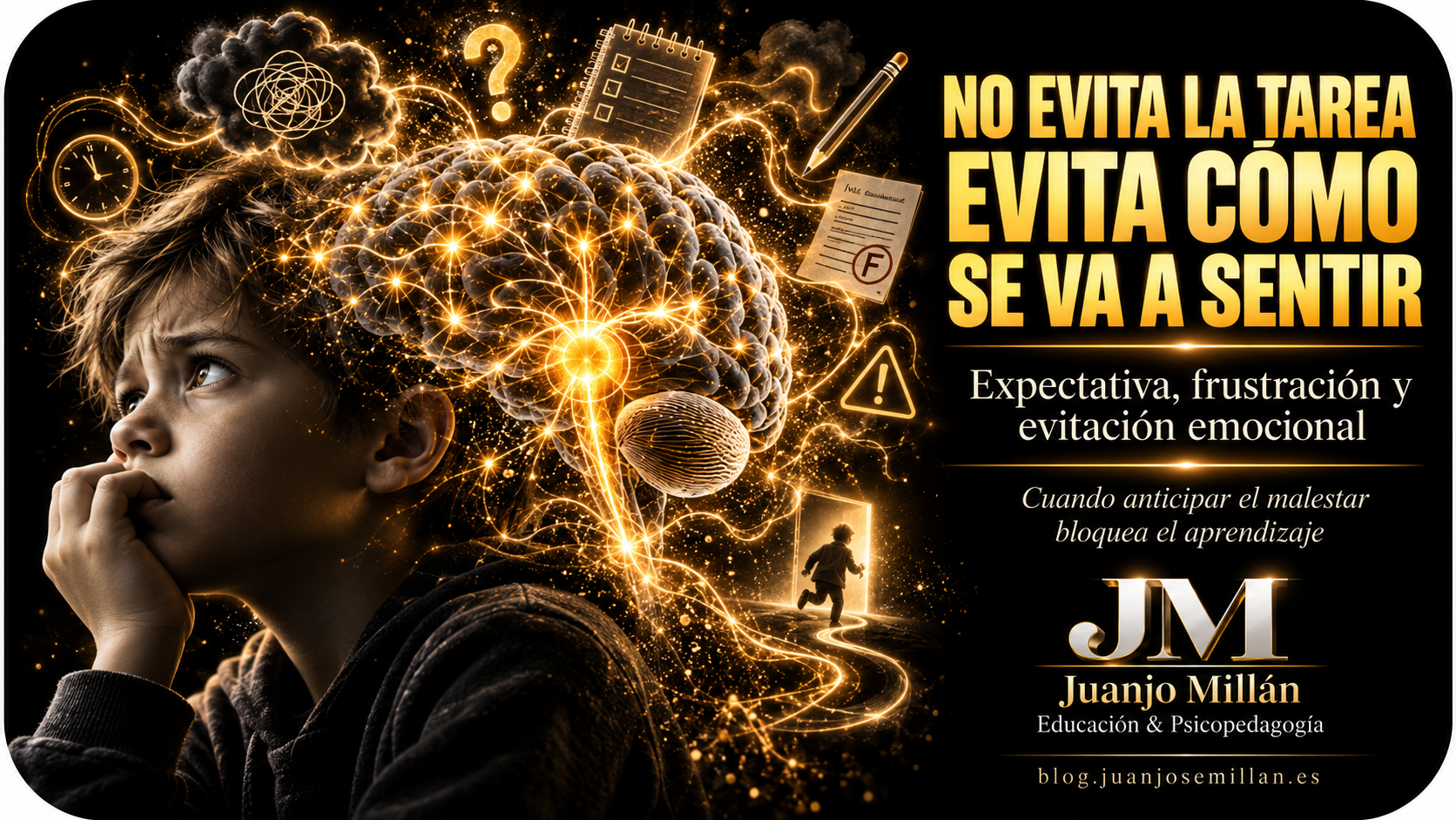 Cuando un niño evita una tarea